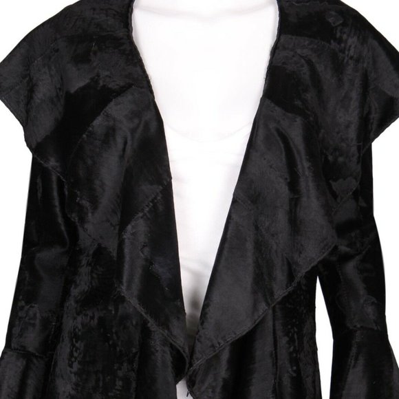 DENNIS BASSO Vintage Russian Broadtail Fur Coat - Picture 6 of 12